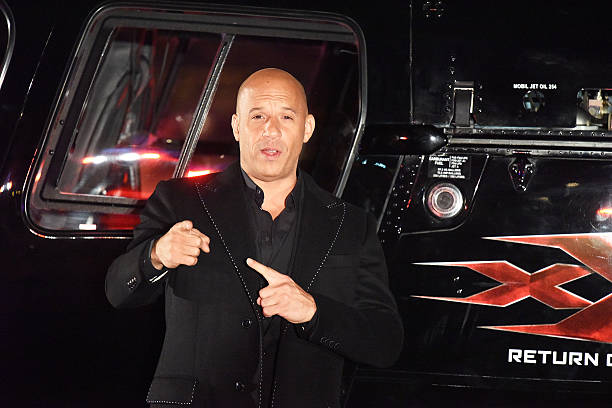 Actor Vin Diesel attends the premiere of "XXX-Return Of Xander Cage" at O2 Cineworld on January 10, 2017 in London, England.