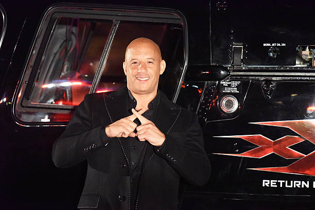 Vin Diesel attends the premiere of "XXX-Return Of Xander Cage" at O2 Cineworld on January 10, 2017 in London, England.