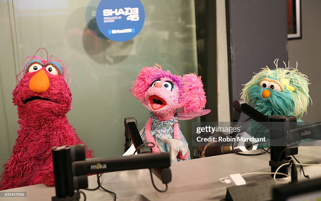 Sesame Street's Telly Monster, Abby Cadabby and Rosita visit 'Sway