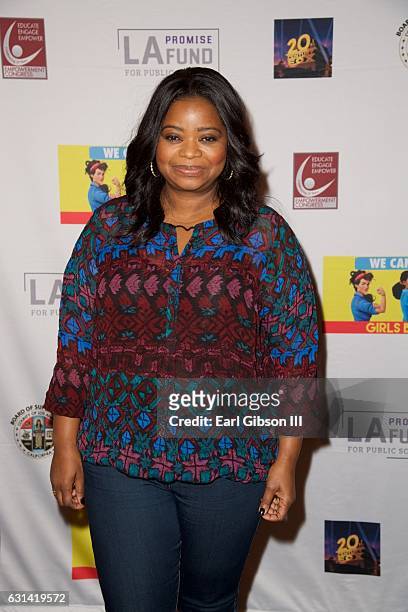 Actress Octavia Spencer attends the LA Promise Fund Screening Of "Hidden Figures" at USC Galen Center on January 10, 2017 in Los Angeles, California.