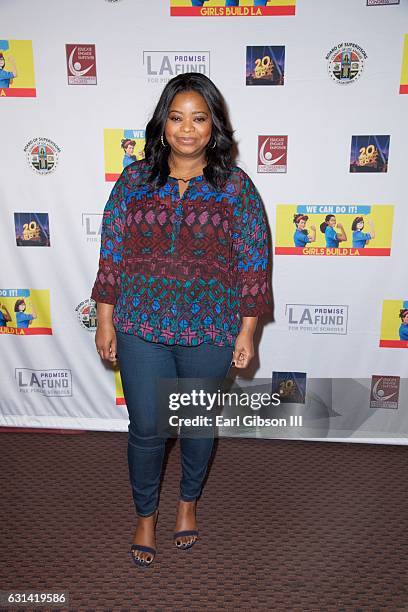 Actress Octavia Spencer attends the LA Promise Fund Screening Of "Hidden Figures" at USC Galen Center on January 10, 2017 in Los Angeles, California.