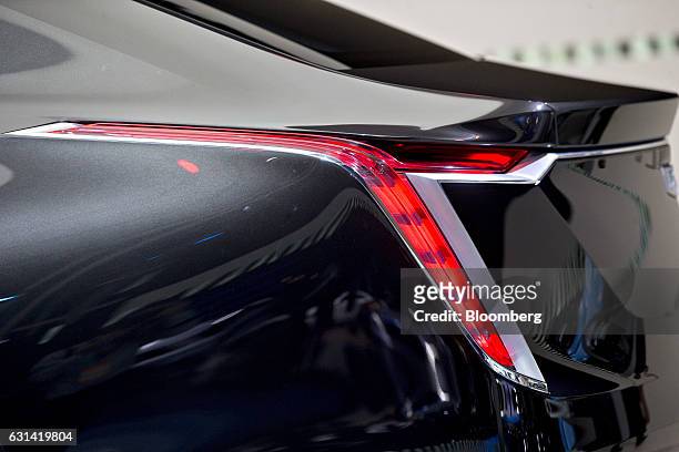 General Motors Co. Cadillac Escala concept vehicle sits on display during the 2017 North American International Auto Show in Detroit, Michigan, U.S.,...