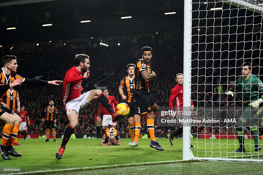 Manchester United v Hull City - EFL Cup Semi-Final: First Leg
