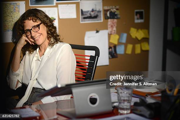 Writer Rebecca Miller is photographed for Los Angeles Times on October 26, 2016 in New York City. PUBLISHED IMAGE.