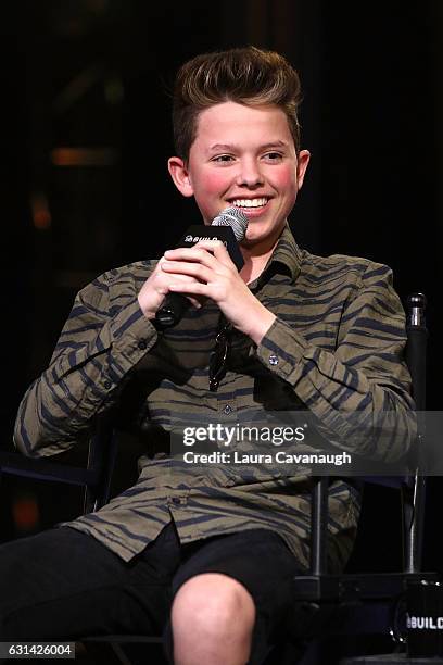 Jacob Sartorius attends Build Presents to discuss "The Last Text World Tour" at AOL HQ on January 10, 2017 in New York City.