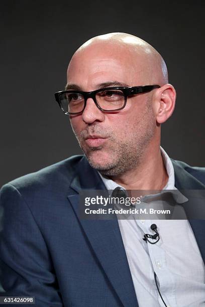 Executive Producer Marcos Siega of the television show 'Time After Time' speaks onstage during the Disney-ABC portion of the 2017 Winter Television...