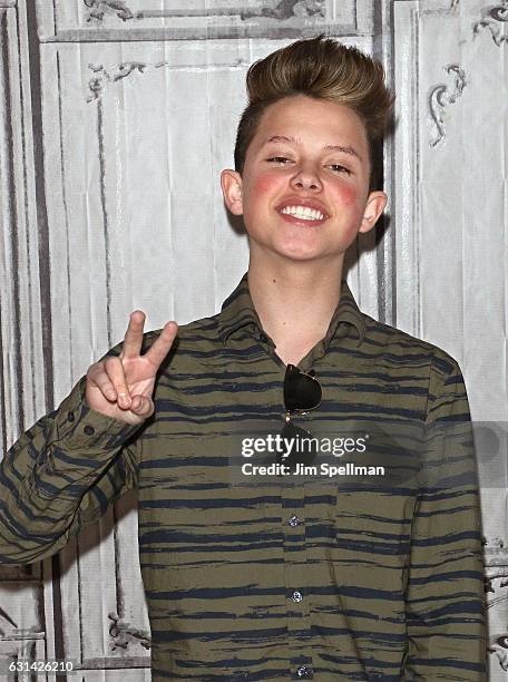 Singer Jacob Sartorius attends the Build series to discuss "The Last Text World Tour" at AOL HQ on January 10, 2017 in New York City.