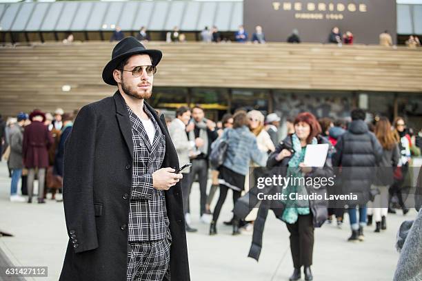 Luca Vezil is seen on January 10, 2017 in Florence, Italy.
