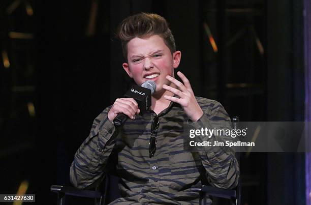 Singer Jacob Sartorius attends the Build series to discuss "The Last Text World Tour" at AOL HQ on January 10, 2017 in New York City.