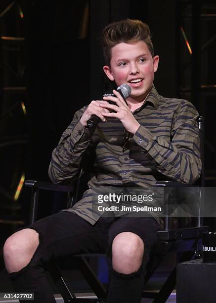 Singer Jacob Sartorius attends the Build series to discuss "The Last Text World Tour" at AOL HQ on January 10, 2017 in New York City.