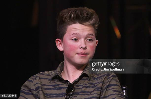 Singer Jacob Sartorius attends the Build series to discuss "The Last Text World Tour" at AOL HQ on January 10, 2017 in New York City.