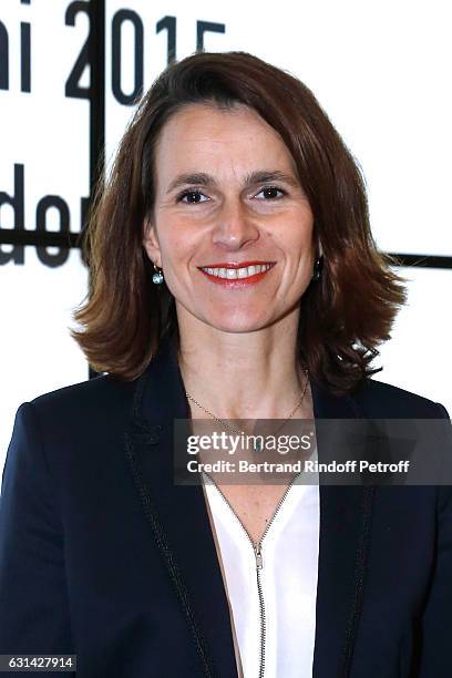 Former Minister of Culture Aurelie Filippetti attends the celebration of the 40th Anniversary of the Centre Pompidou on January 10, 2017 in Paris,...