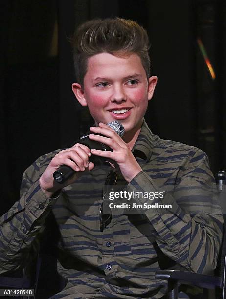 Singer Jacob Sartorius attends the Build series to discuss "The Last Text World Tour" at AOL HQ on January 10, 2017 in New York City.