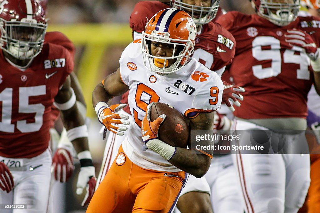 NCAA FOOTBALL: JAN 09 CFP National Championship - Clemson v Alabama