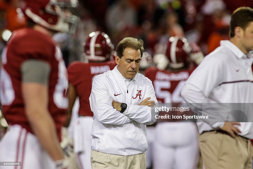 NCAA FOOTBALL: JAN 09 CFP National Championship - Clemson v Alabama