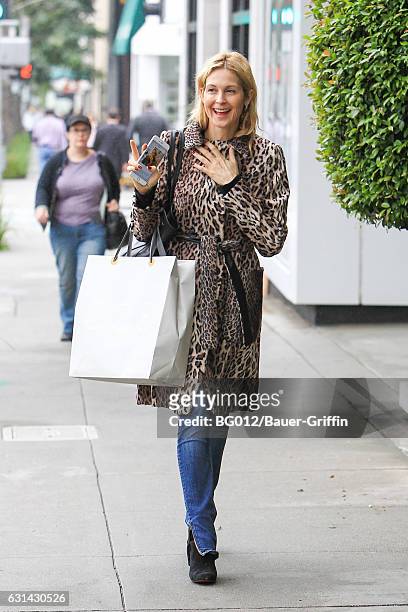 Kelly Rutherford is seen on January 10, 2017 in Los Angeles, California.