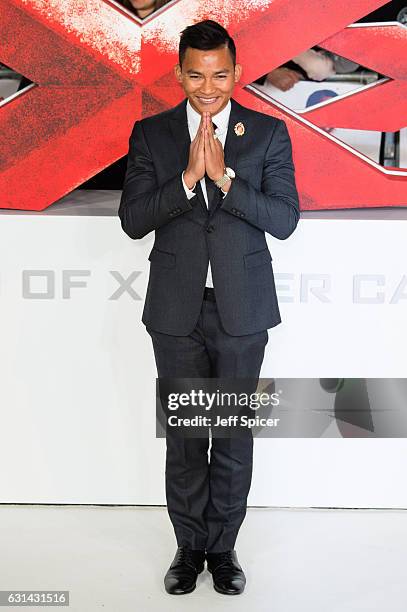 Tony Jaa attends the European premiere of "xXx": Return of Xander Cage' on January 10, 2017 in London, United Kingdom.