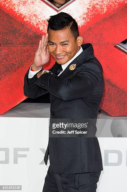 Tony Jaa attends the European premiere of "xXx": Return of Xander Cage' on January 10, 2017 in London, United Kingdom.