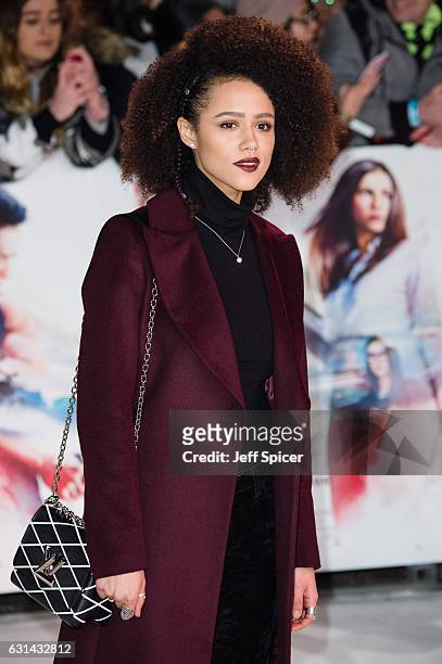 Nathalie Emmanuel attends the European premiere of "xXx": Return of Xander Cage' on January 10, 2017 in London, United Kingdom.