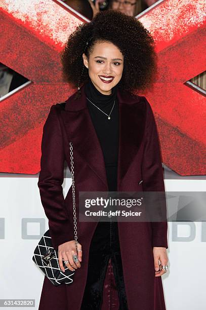 Nathalie Emmanuel attends the European premiere of "xXx": Return of Xander Cage' on January 10, 2017 in London, United Kingdom.