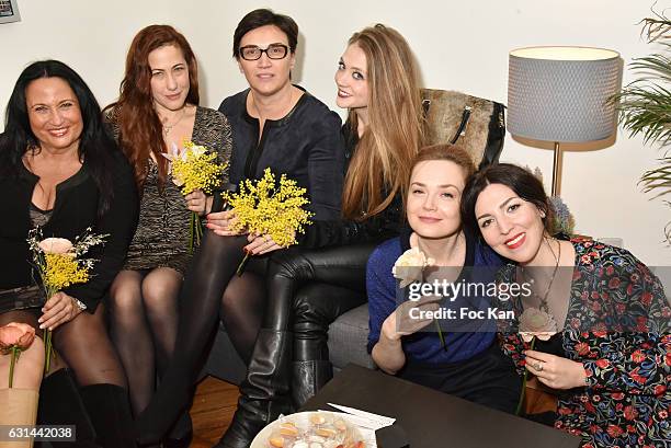 Singer Maya Shane, actress Myriam Charleins, 'La Maison Au Pays De La Fleur D' Oranger' director Virginie Roux,TV presenter comedian Cyrielle Joelle,...