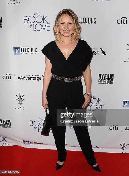 Actress Beverley Mitchell attends the premiere of "The Book of Love" at The Grove on January 10, 2017 in Los Angeles, California.