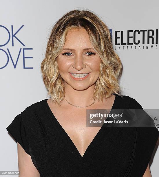 Actress Beverley Mitchell attends the premiere of "The Book of Love" at The Grove on January 10, 2017 in Los Angeles, California.