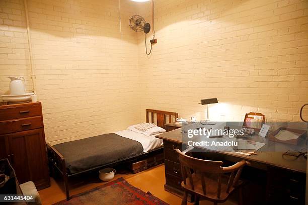 An inside view of Churchill War Rooms Museum in London, United Kingdom on January 11, 2017. The museum comprises the Cabinet and Churchill War Rooms...