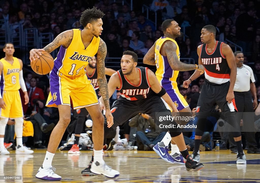Los Angeles Lakers Portland Trail Blazers