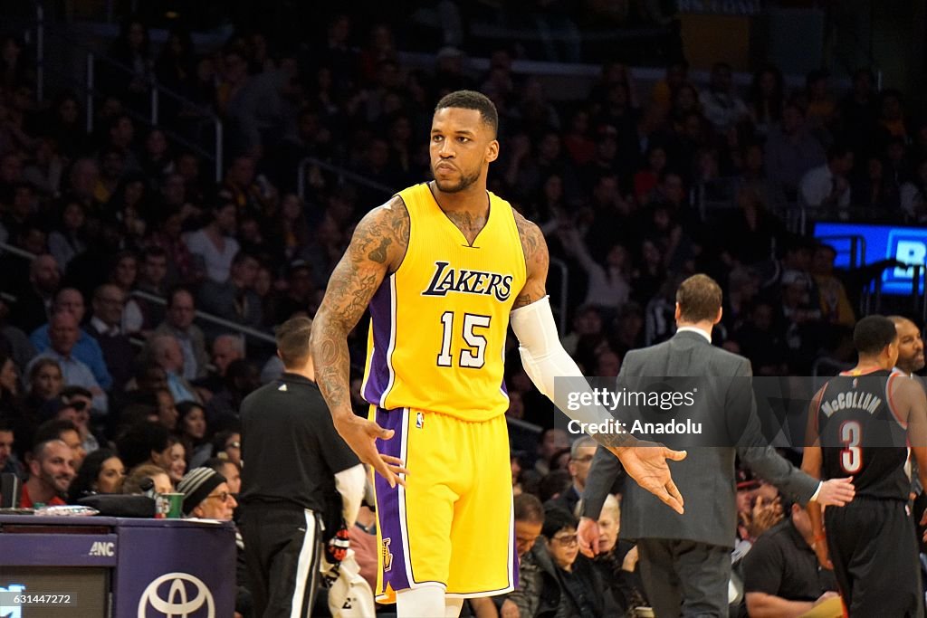 Los Angeles Lakers Portland Trail Blazers