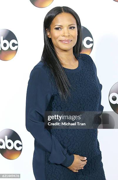 Rose Rollins arrives at the 2017 Winter TCA Tour - Disney/ABC held at Langham Hotel on January 10, 2017 in Pasadena, California.