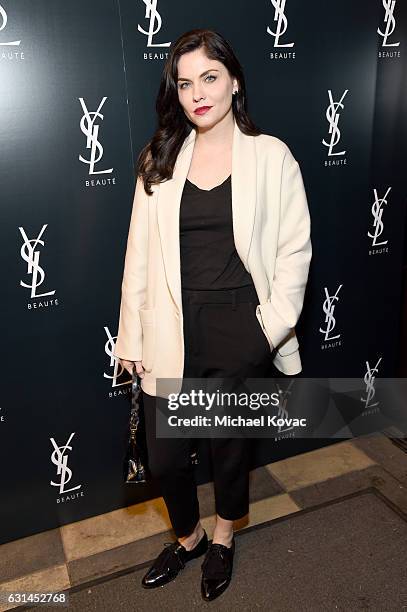 Actress Jodi Lyn O'Keefe attends the YSL Beauty Club Party at the Ace Hotel on January 10, 2017 in Downtown Los Angeles, California.