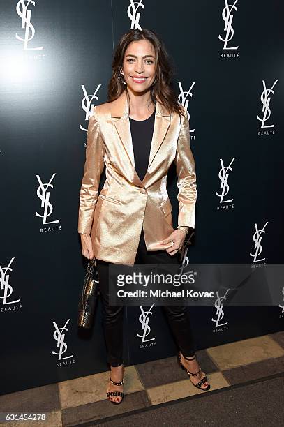 Actress Touriya Haoud attends the YSL Beauty Club Party at the Ace Hotel on January 10, 2017 in Downtown Los Angeles, California.