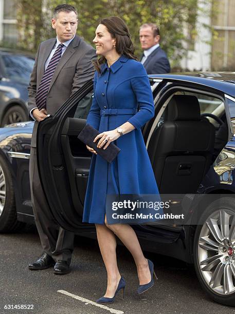 Catherine, Duchess of Cambridge during a visit to the Anna Freud Centre on January 11, 2017 in London, England.