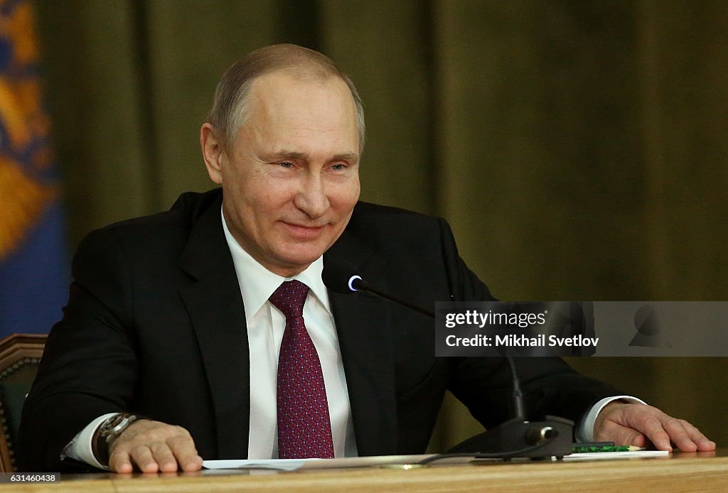 Russian President Vladimir Putin visits Prosecutor General's Office