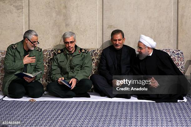 Chief of Staff for the Armed Forces of the Islamic Republic of Iran Mohammad Bagheri , Iranian First Deputy President Ishak Cihangiri , Iranian...