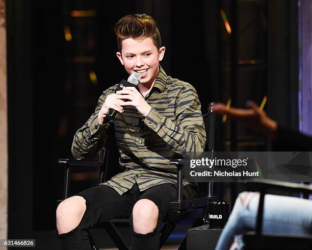 YouTube Sensation Jacob Sartorius attends the Build Presents Discussing his new album "The Last Text World Tour" at AOL HQ on January 10, 2017 in New...