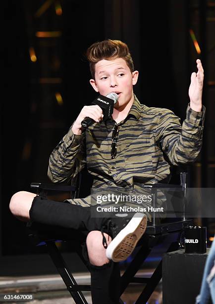 YouTube Sensation Jacob Sartorius attends the Build Presents Discussing his new album "The Last Text World Tour" at AOL HQ on January 10, 2017 in New...