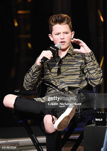 YouTube Sensation Jacob Sartorius attends the Build Presents Discussing his new album "The Last Text World Tour" at AOL HQ on January 10, 2017 in New...