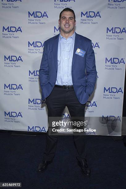 Zak Deossie attends 2017 MDA Muscle Team Gala at Pier 60 on January 10, 2017 in New York City.
