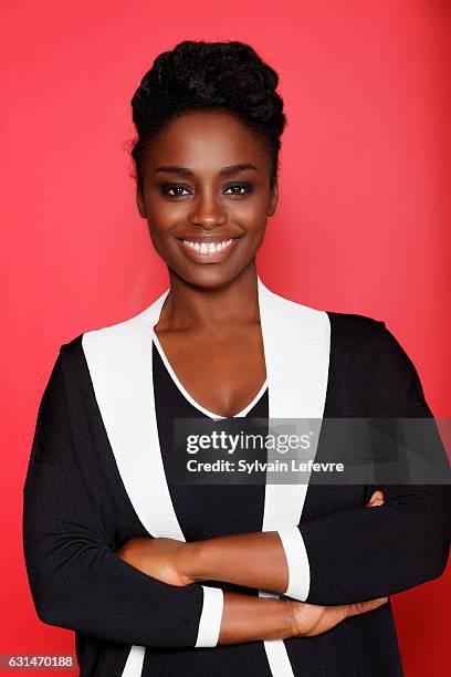 Actress Aissa Maiga is photographed for Self Assignment on January 9, 2017 in Lille, France.