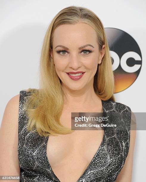 Actress Wendi McLendon-Covey arrives at the 2017 Winter TCA Tour - Disney/ABC at the Langham Hotel on January 10, 2017 in Pasadena, California.