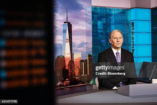 Richard Haass, president of the Council On Foreign Relations, listens during a Bloomberg Television interview in New York, U.S., on Wednesday, Jan....