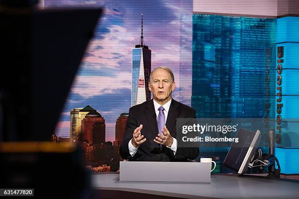 Richard Haass, president of the Council On Foreign Relations, speaks during a Bloomberg Television interview in New York, U.S., on Wednesday, Jan....