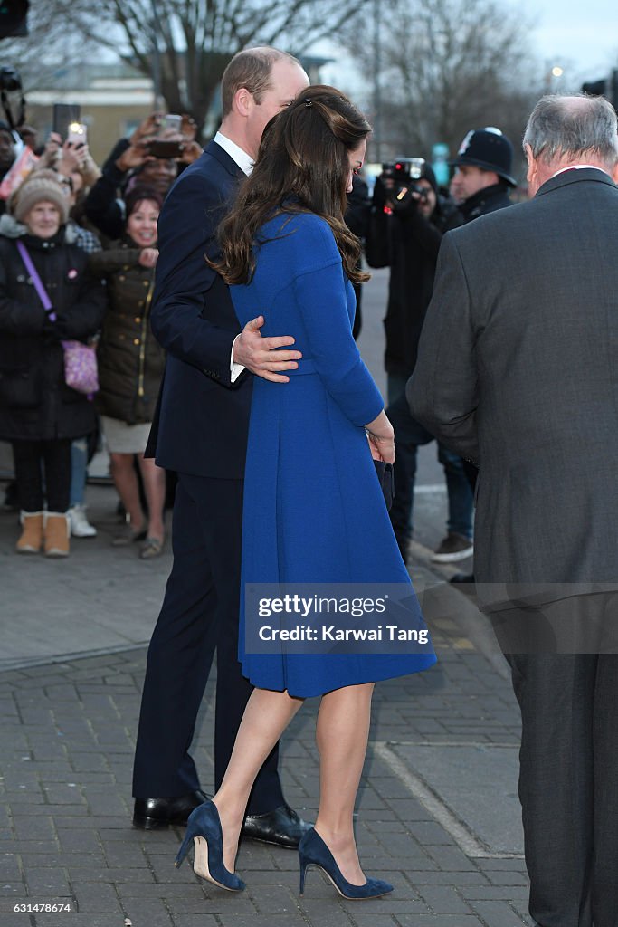 The Duke & Duchess Of Cambridge Visit A Child Bereavement UK Centre