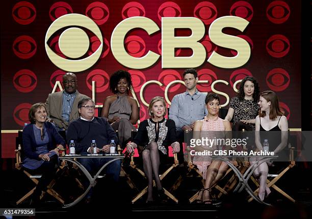 The cast and Executive Producers of the CBS series THE GOOD FIGHT at the TCA Winter Press Tour 2017 on Monday January 9, 2017 at the Langham...