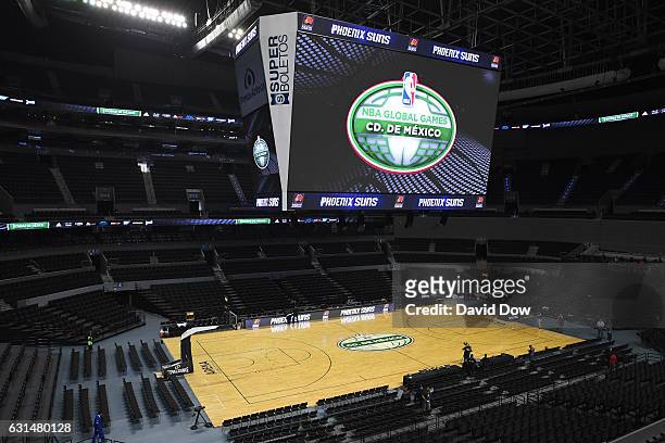 General view of Arena Ciudad de Mexico during NBA Global Games on January 11, 2017 in Mexico City, Mexico. NOTE TO USER: User expressly acknowledges...