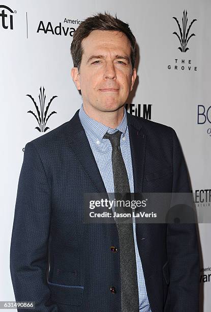 Actor Ed Helms attends the premiere of "The Book of Love" at The Grove on January 10, 2017 in Los Angeles, California.