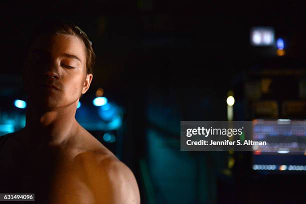 Principal dancer at American Ballet Theater, Alban Lendorf is photographed for New York Times on October 19, 2016 in New York City. Lendorf is seen...