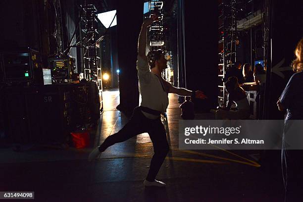 Principal dancer at American Ballet Theater, Alban Lendorf is photographed for New York Times on October 19, 2016 in New York City. Lendorf is seen...